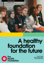 A healthy foundation for the future: The final report of the young people’s future health inquiry